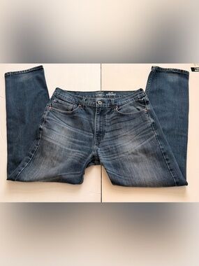 Levi Strauss Slim Straight Jeans Men’s 33x30 Dark Wash Denim